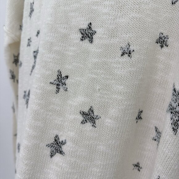 Hollister Women’s Star Print Cream Knit Sweater Size Small, Preppy, Y2K‎ Vibes - Picture 5 of 13